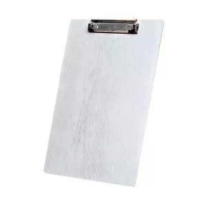 Menybräda med klämma från Select Concept med A4 storlek i askbets.