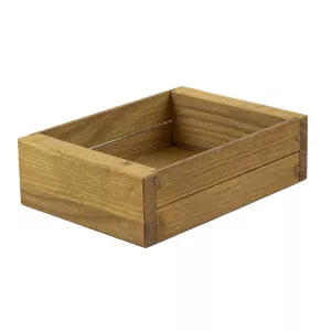 Trälåda 15x10,7x4 cm från Select Concept som är linoljad.