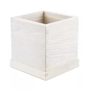 Besticklåda från Select Concept i liten storlek 12x12x13 cm och askbets.