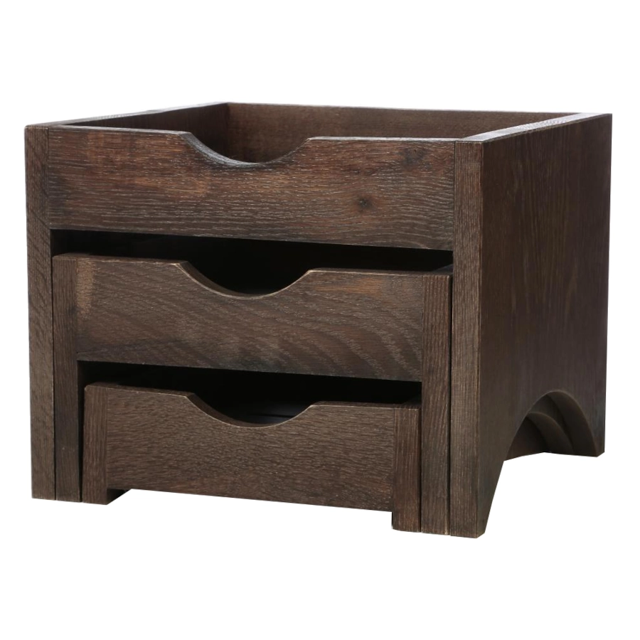 Display set som har 3 lådor i havana black från Select Concept.