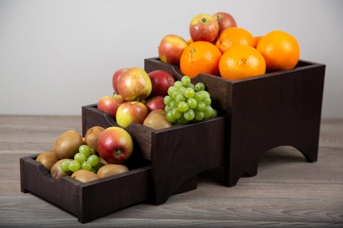 Display set som har 3 lådor i havana black från Select Concept.