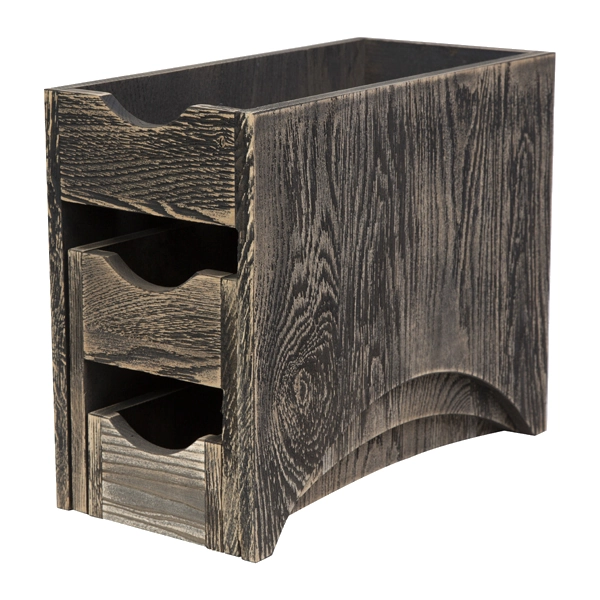 Liten display set som har 3 lådor i driftwood från Select Concept.