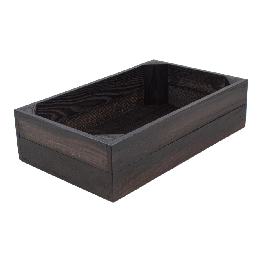 Emelie trälåda från Select Concept och 33x20x8,5 i Havana black.