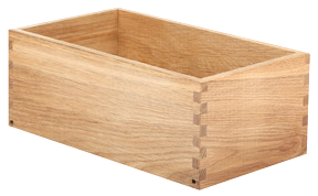 Besticklåda, 26x15x10 cm - flera färgval