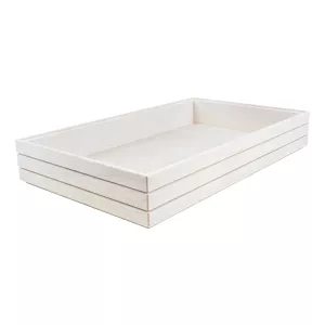 Stapelbar trälåda från Select Concept i GN 1/1 storlek och 53x32,5x8,5 cm i askbets.