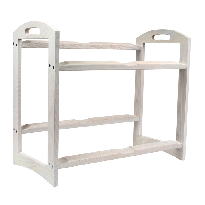 Ställning med 2 våningar, för GN 1/2 och GN 1/1 trälådor - flera färgval