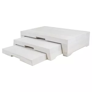 Förhöjare med 3 steg i askbets från Select Concept.