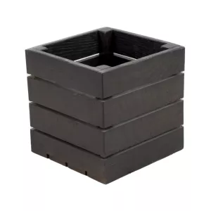 Trälåda från Select Concept av ek och 15x15x15 cm i Havana black.