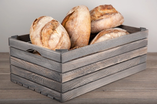 Stor trälåda från Select Concept av ek i driftwood.