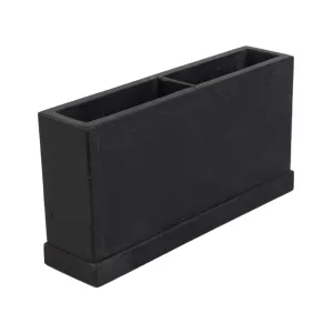 Besticklåda från Select Concept med 2 fack i en liten storlek och svart.