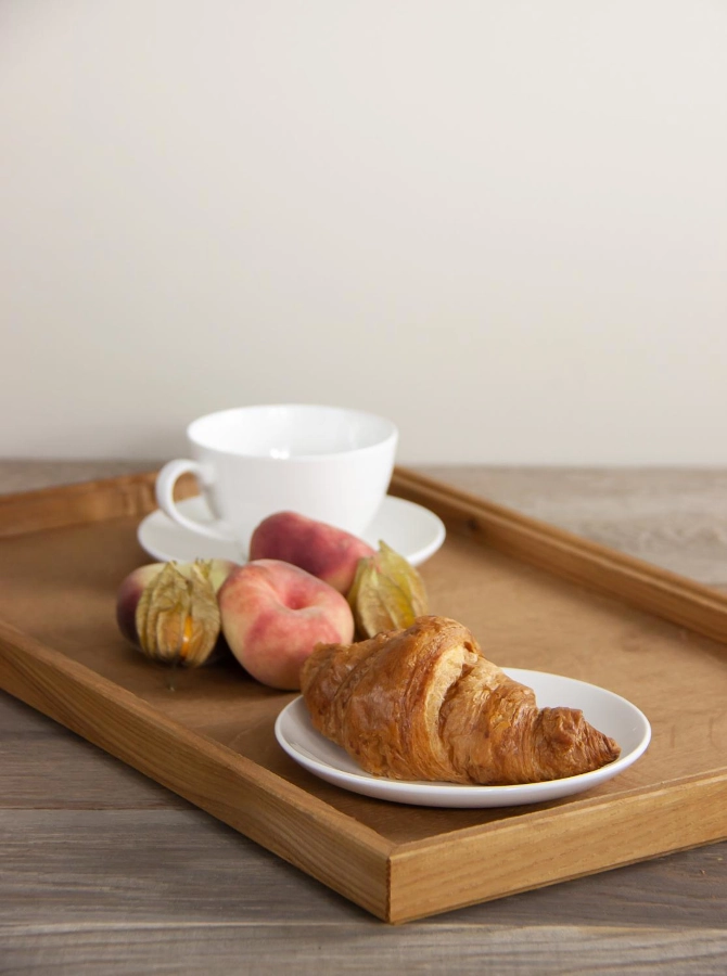 Stapelbar trälåda från Select Concept i GN 1/1 storlek och 53x32,5x3,1 cm som är linoljad.