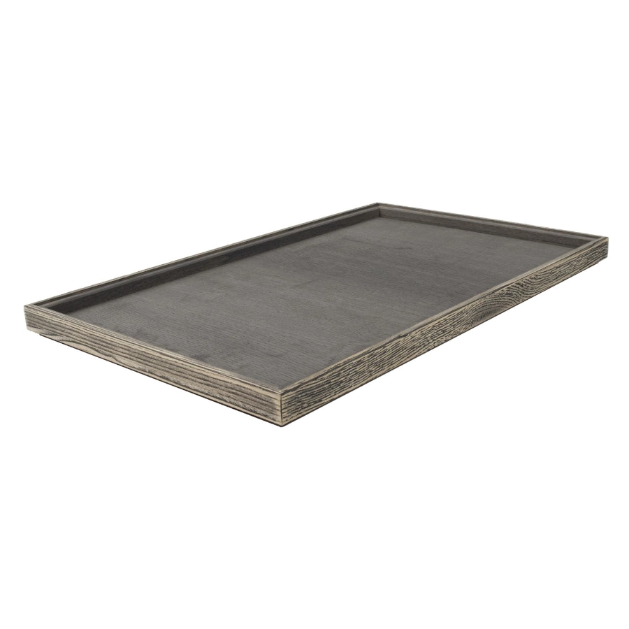 Stapelbar trälåda från Select Concept i GN 1/1 storlek och 53x32,5x3,1 cm som i driftwood.