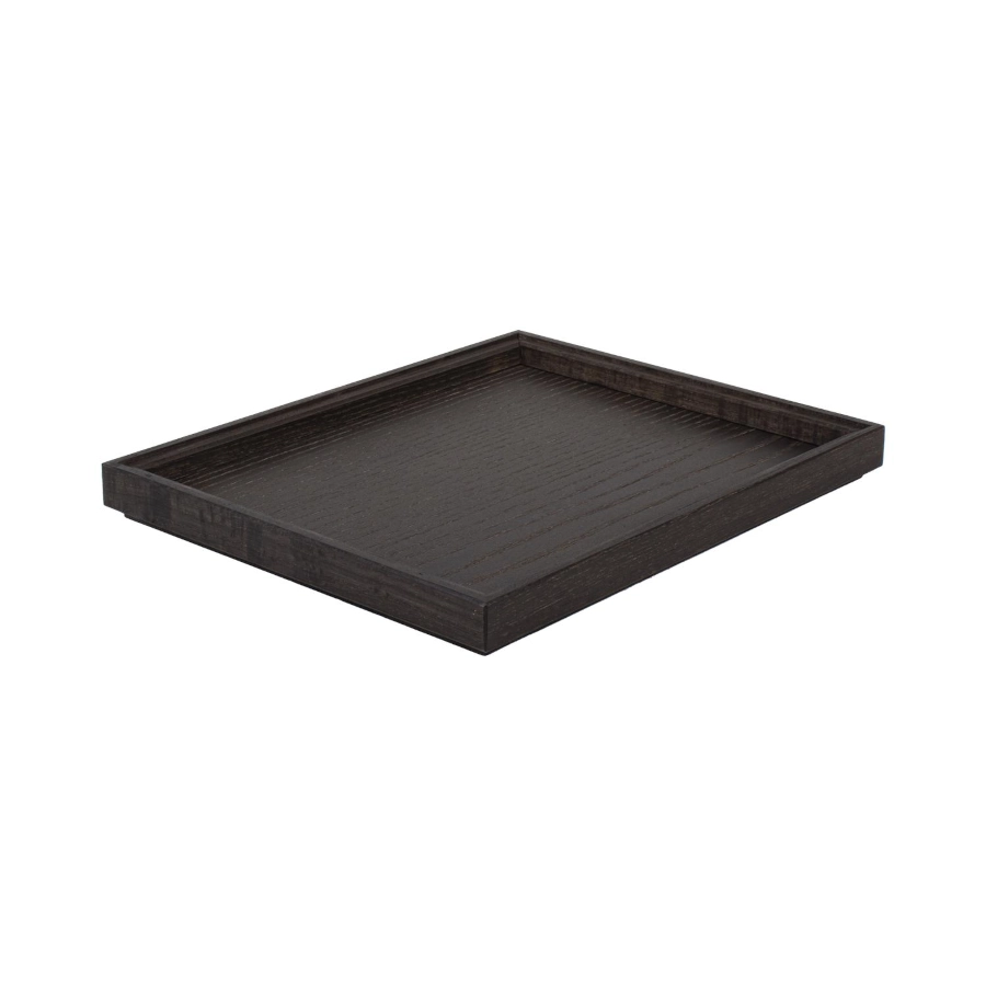 Stapelbar trälåda från Select Concept i GN 1/2 storlek med höjd 3,1 cm och havana black.