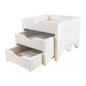 Mini display set som har 3 lådor i askbets från Select Concept.