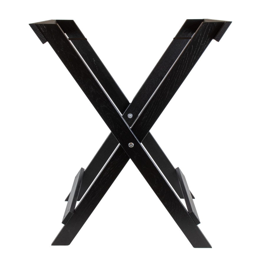 Brickställning av ek som är svart från Select Concept och passar vissa serveringsbrickor.