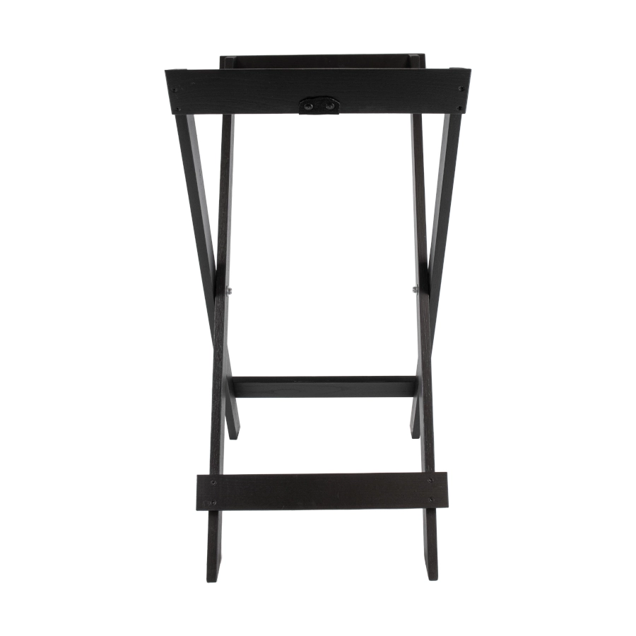 Brickställning av ek som är svart från Select Concept och passar vissa serveringsbrickor.