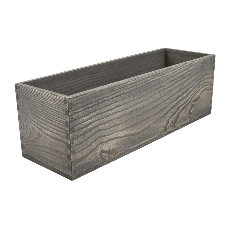 Trälåda från Select Concept av ek i mellan storlek och 47x15x15 cm som i driftwood.