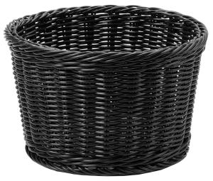 Brödkorg, polypropylen, 26 diameter cm, svart