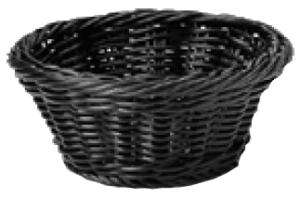 Brödkorg, polypropylen, 18,5 diameter cm, svart