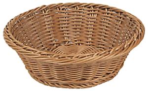 Brödkorg, polypropylen, 25 diameter cm, brun