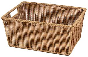 Brödkorg, polypropylen, 60x40 cm, brun