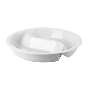 Porslinsfat med 2 fack och 39 diameter cm från Sunnex.