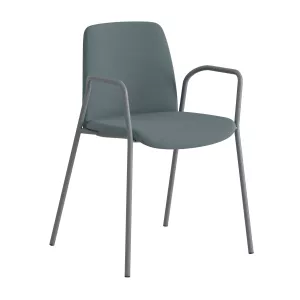 Choice karmstol i silvergrå och blå/blå från Elj.