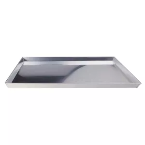 Rektangulär aluminium plåt med kant från Agnelli.