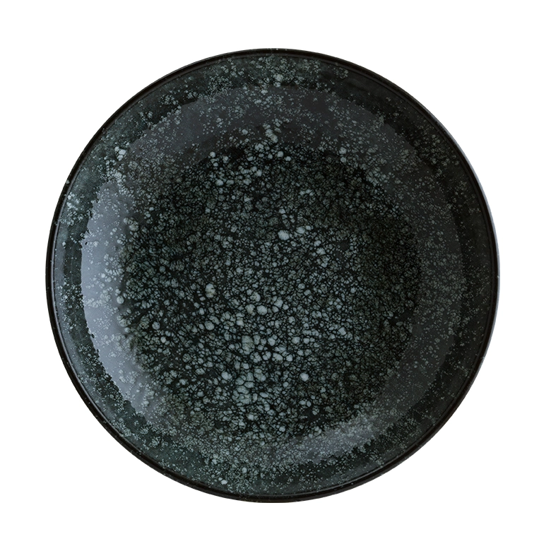 Cosmos Black Bloom djup tallrik 23 diameter cm från Bonna.