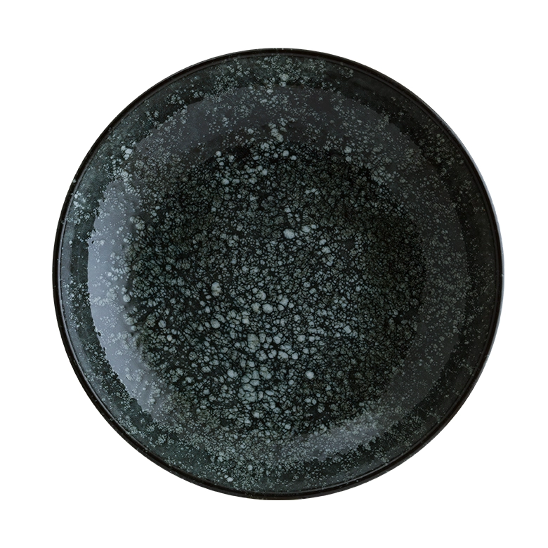 Cosmos Black Bloom djup tallrik 25 diameter cm från Bonna.