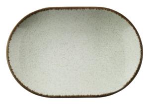 Pearl Colorx oval tallrik 32 diameter cm grön - 6 st/fp