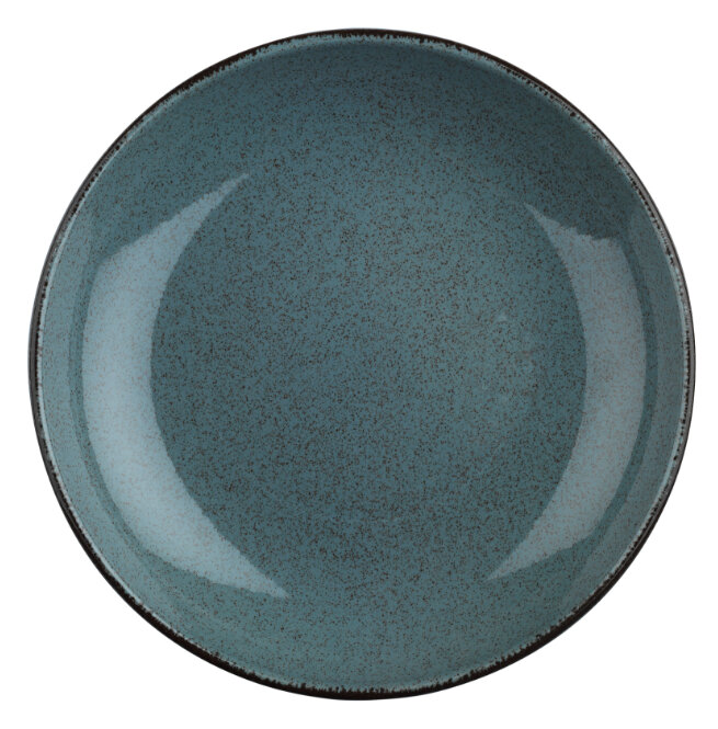Pearl Colorx djup tallrik 21 diameter cm gråblå - 6 st/fp