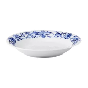 Daisy djup tallrik 22 diameter cm med dekor Cibulak på kanten från Benedikt.