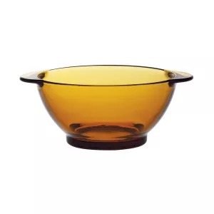Lys skål med handtag 51 cl i amber från Duralex.