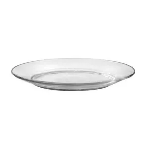 Lys assiett 19 diameter cm i klar transparent från Duralex.