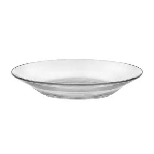 Lys djup tallrik 23 diameter cm i transparent från Duralex.