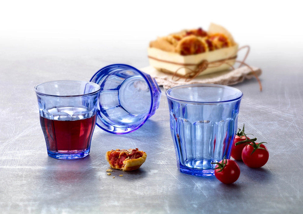 Picardie 25 cl glas med marine blå färg från Duralex.