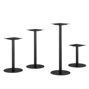 Studio bordsstativ med rund fot och 45 diameter cm i svart som finns i olika höjder.