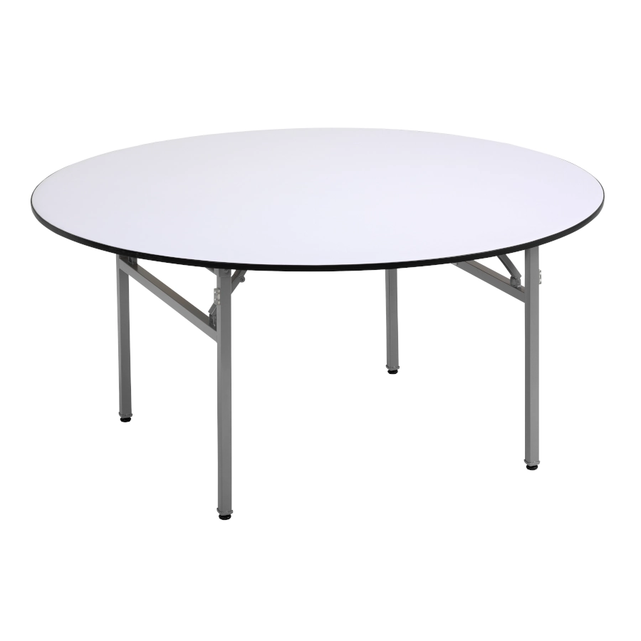 Bankett fällbord 160 diameter cm från Elj som finns i olika färger.