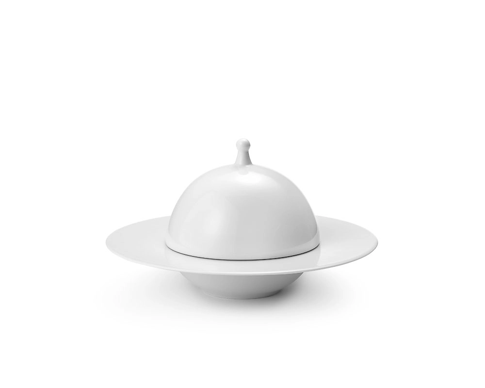 Ess Klasse cloche lock med djup tallrik från Lilien.