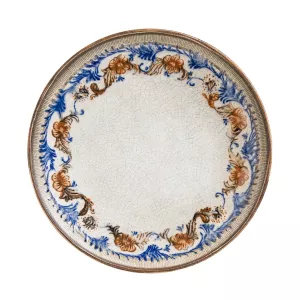 Retro Floral Gourmet flat tallrik 27 diameter cm.