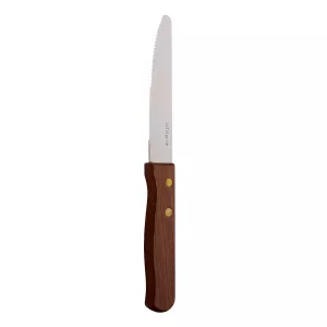 Grillkniv från Utopia med trähandtag och mässingsnitar.