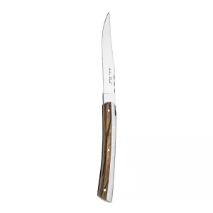 Anton Black Laguiole grillkniv från Utopia i rostfritt stål med handtag delvis trä.