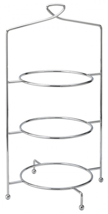 Savoy tallriksställning för 3x23 diameter cm krom