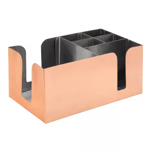 Bar caddy med 6 fack i koppar från Utopia.