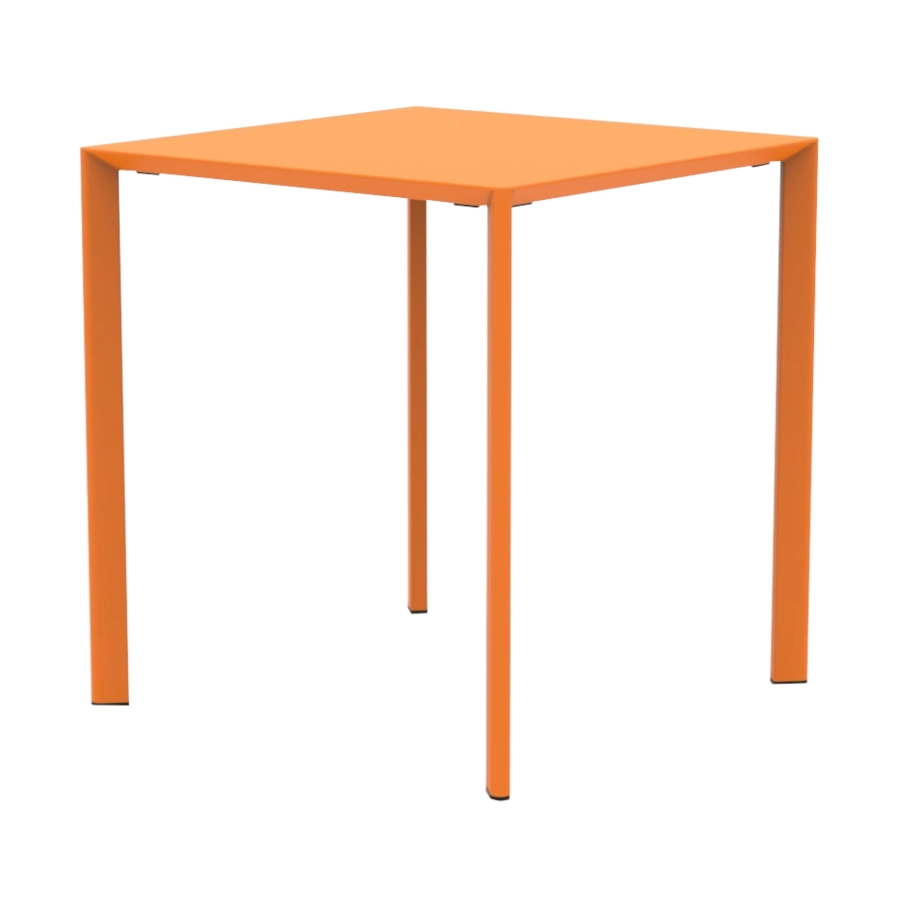 Fox bord 70x70 cm från Vermobil i orange som är självjusterande och stapelbart.