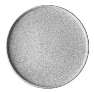 Granit, flat tallrik, 20 diameter cm, no 1 raw/rå, grå - 6 st/fp