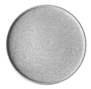 Granit, flat tallrik, no 1 raw/rå, grå - 6 st/fp