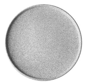 Granit, flat tallrik, 23 diameter cm, no 1 raw/rå, grå - 6 st/fp