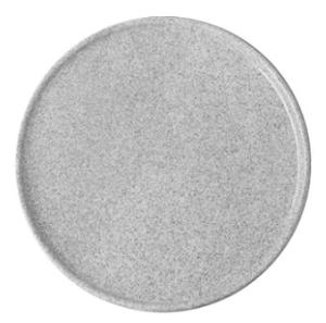 Granit, flat tallrik, 23 diameter cm, no 1, glaserad, grå - 6 st/fp